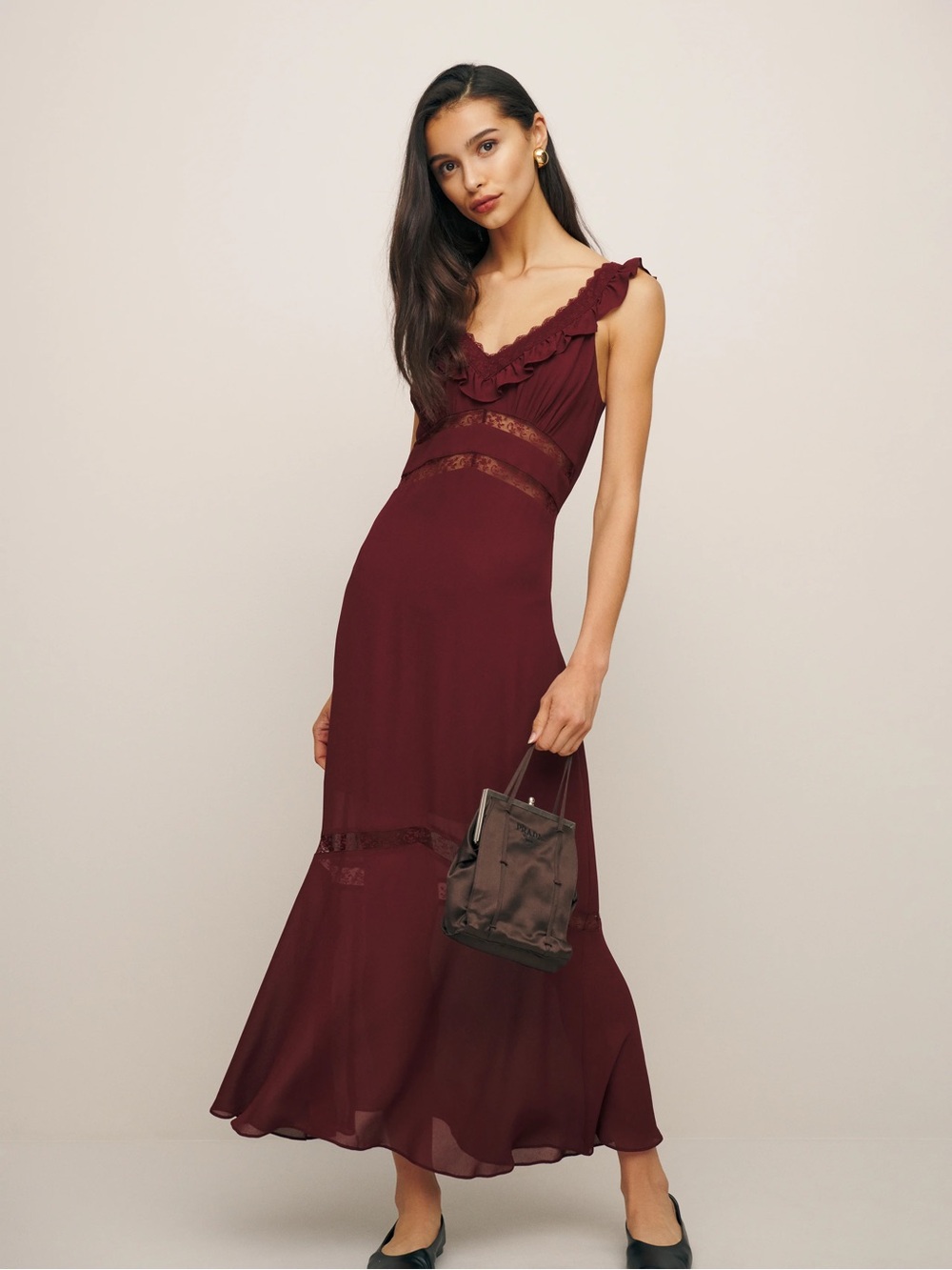 Reformation
Purdie Lace Midi-Dress
X-small
Plum